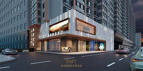 酒店門(mén)頭酒店外觀設(shè)計(jì)